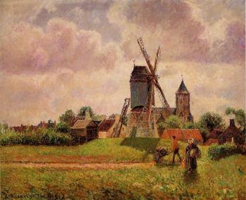 Camille Pissarro : The Knocke Windmill, Belgium